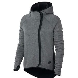 Women's Nike Sportswear Tech Fleece Full-Zip Cape Hoodie Sz M